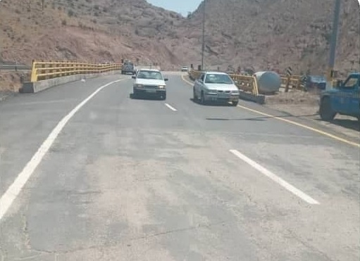 پل شوراب در شهرستان آوج زیر بار ترافیک رفت