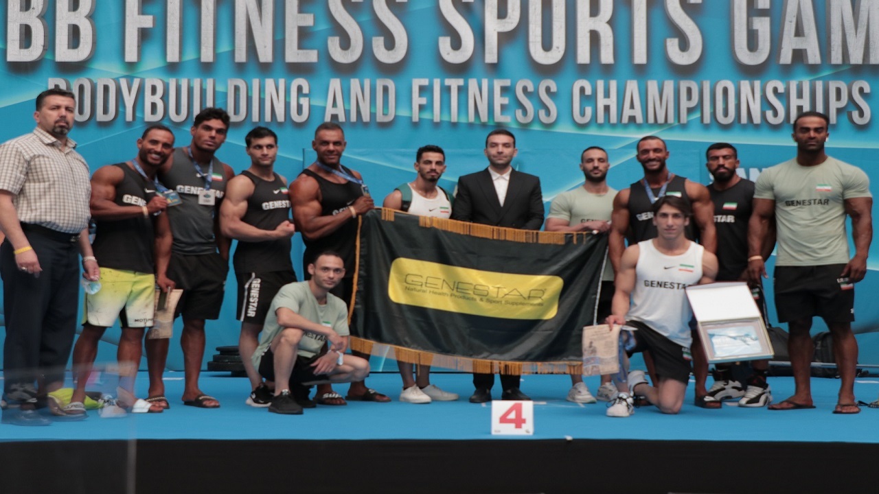 کسب نشان های رنگارنگ در مسابقات جهانی پرورش اندام توسط ورزشکار بوشهری