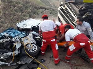 وقوع ۴۰ تصادف مرگبار در جاده‌های خراسان شمالی