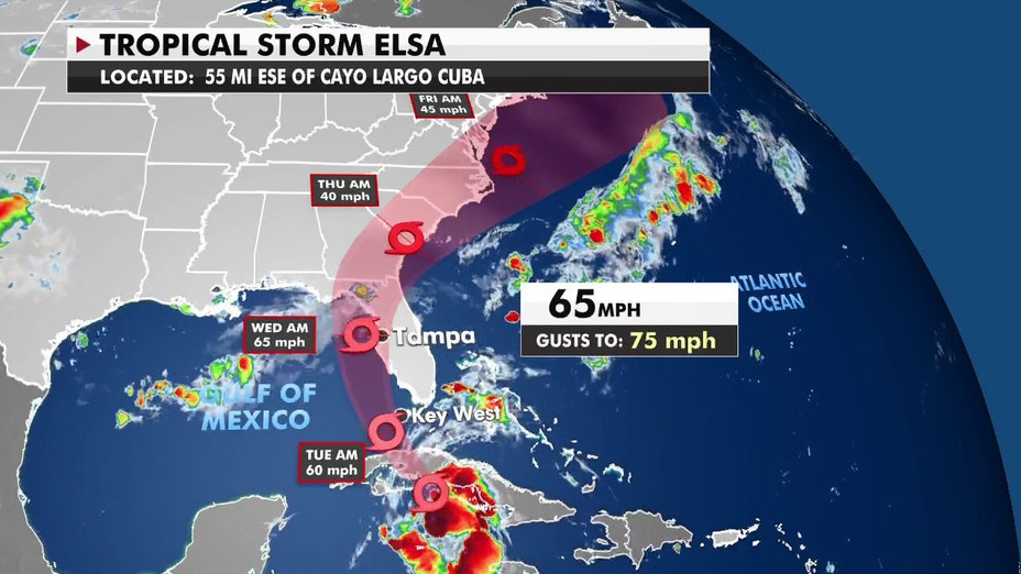 هشدار مقامات فلوریدا درباره طوفان السا