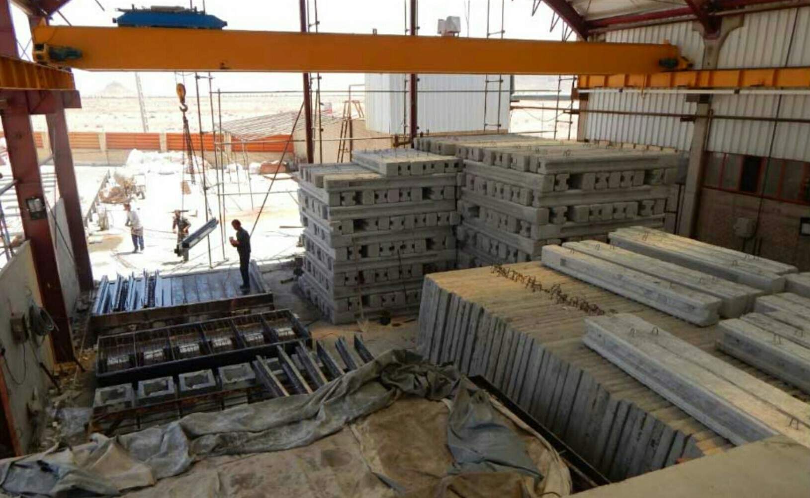احیای کارخانه تولید دیوار‌های پیش ساخته در جزیره قشم