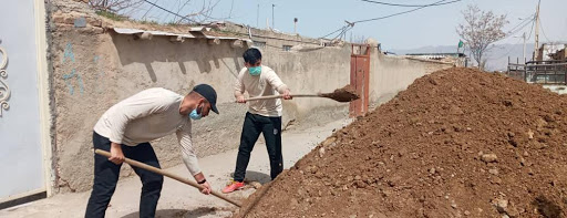 تعمیر منزل یک خانواده نیازمند توسط جهادگران در میانکوه