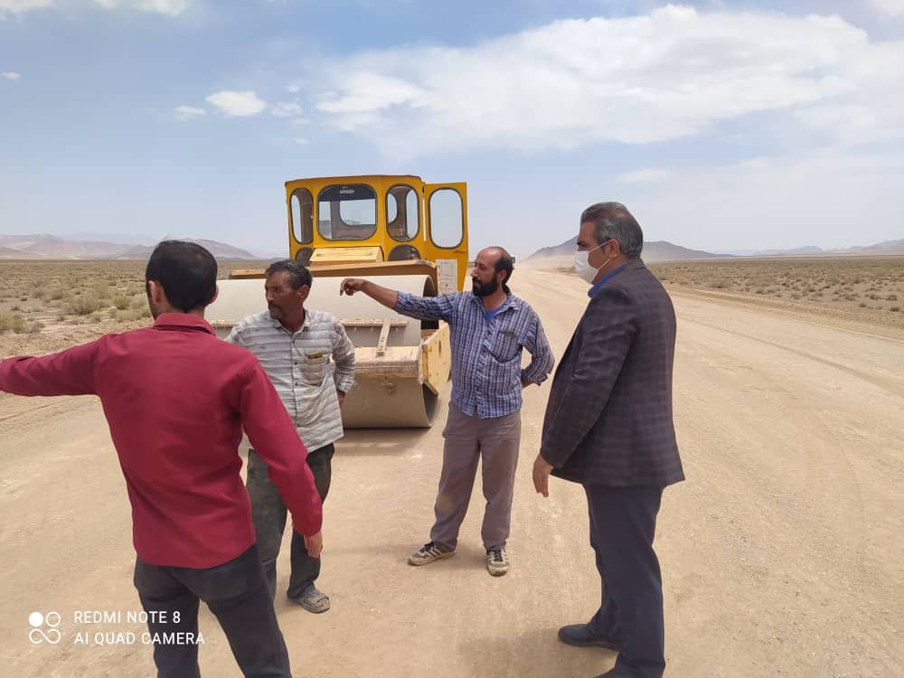 اتمام عملیات زیرسازی بخشی از جاده بافق سبزدشت