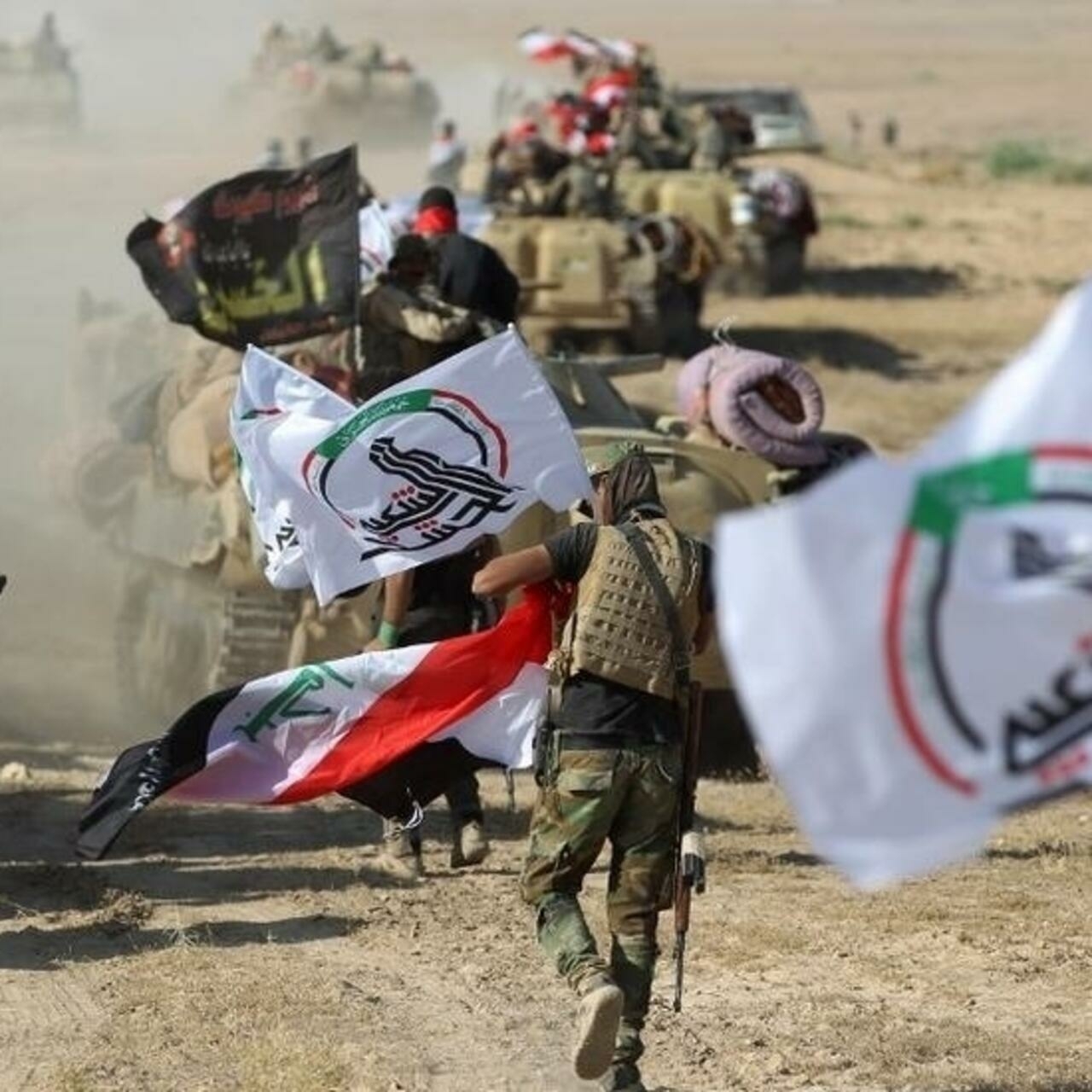 حمله نیرو‌های حشد الشعبی به داعش در استان الانبار عراق
