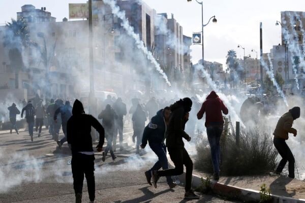 زخمی شدن ۸۰ فلسطینی در نابلس