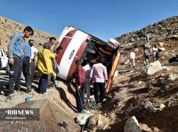 سازمان راهداری: مقصر بودن راننده در حادثه واژگونی اتوبوس خبرنگاران