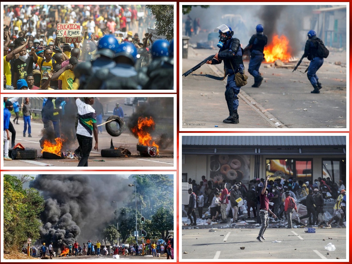 ناآرامی‌ و خشونت در آفریقای جنوبی