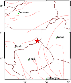 زمین لرزه سه ونیم ریشتری شهرستان خور و بیابانک بدون خسارت جانی