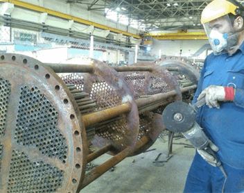 بازسازی کامل هیتر شیمیایی استارت بویلر نیروگاه رامین اهواز