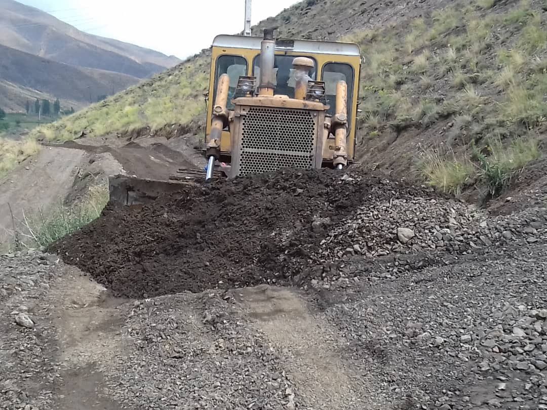 بازگشایی راه اصلی خوی به الند