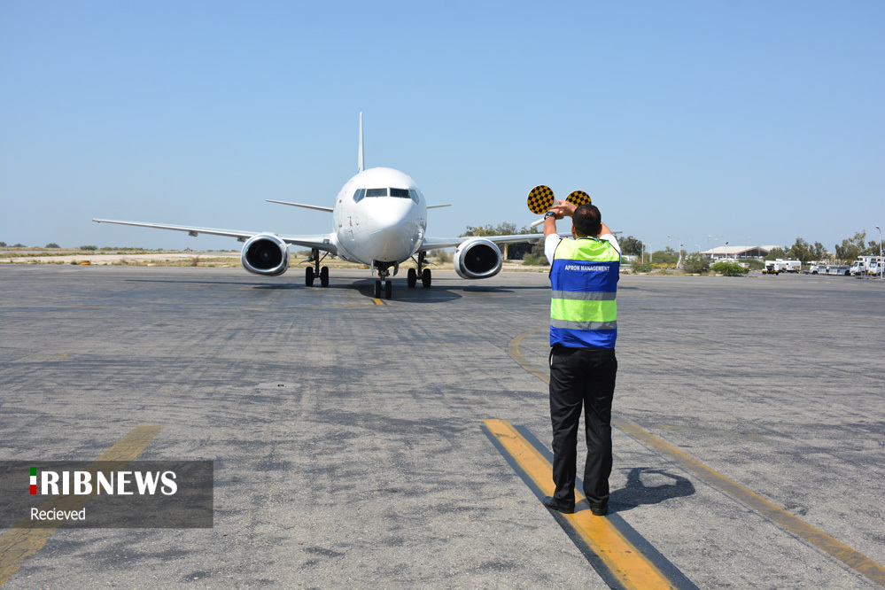 تردد مسافران جزیره کیش با ۵۳ پرواز در روز سی و یکم تیر