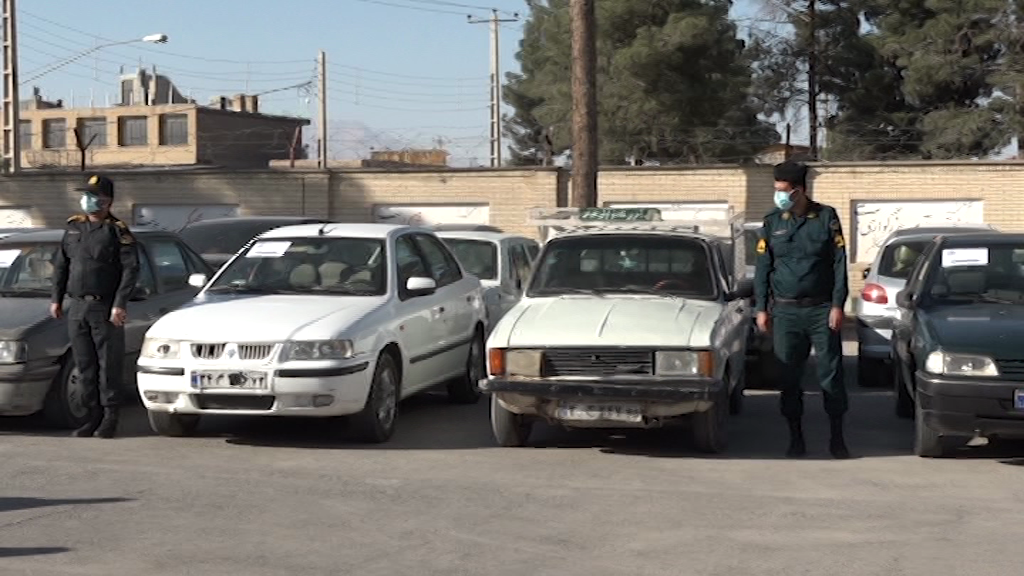 برخورد با خودروهای پلاک مخدوش و فاقد پلاک در کرمان