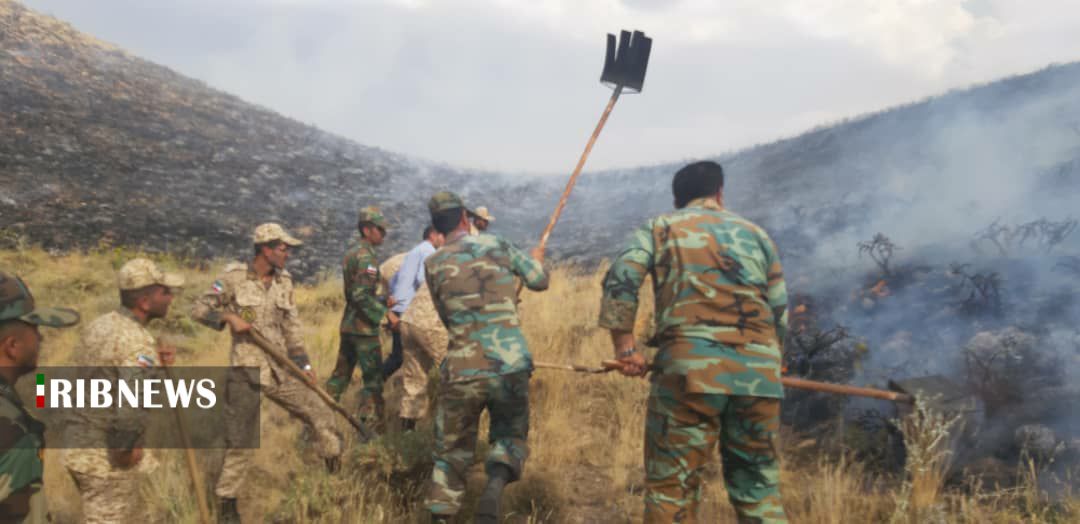 مهار آتش سوزی مراتع روستای گردشگری سیوان مرند