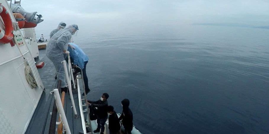 سانحه برای قایق حامل پناهجویان در دریای مدیترانه ترکیه