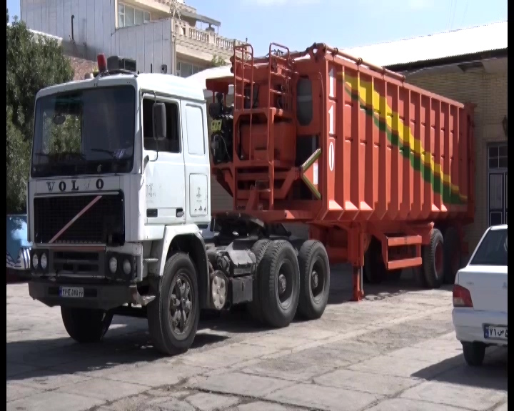 دومین دستگاه سیمی تریلر آذربایجانغربی در شهرداری مهاباد