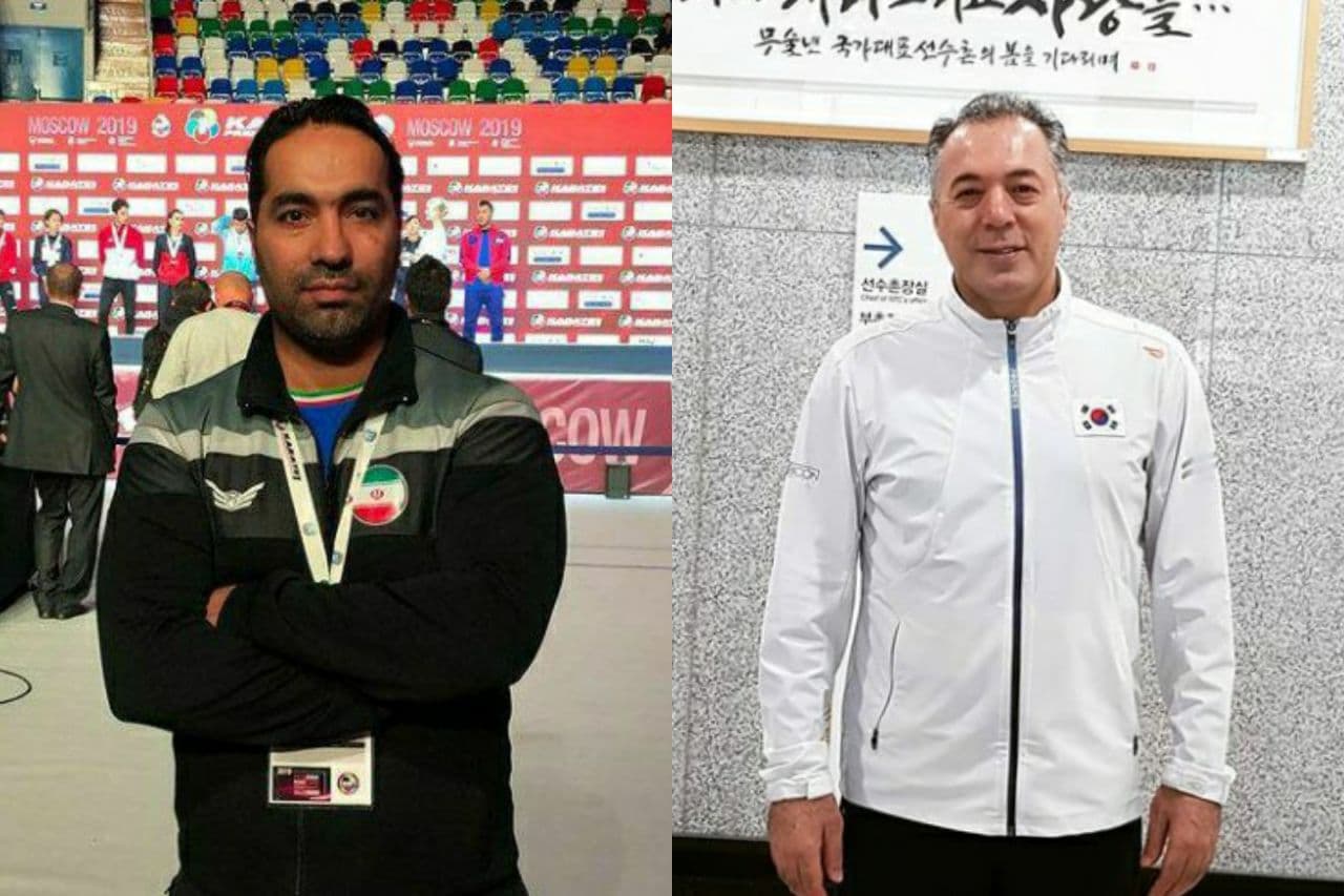 کاراته روسیه و کره با مربیان ایرانی در المپیک