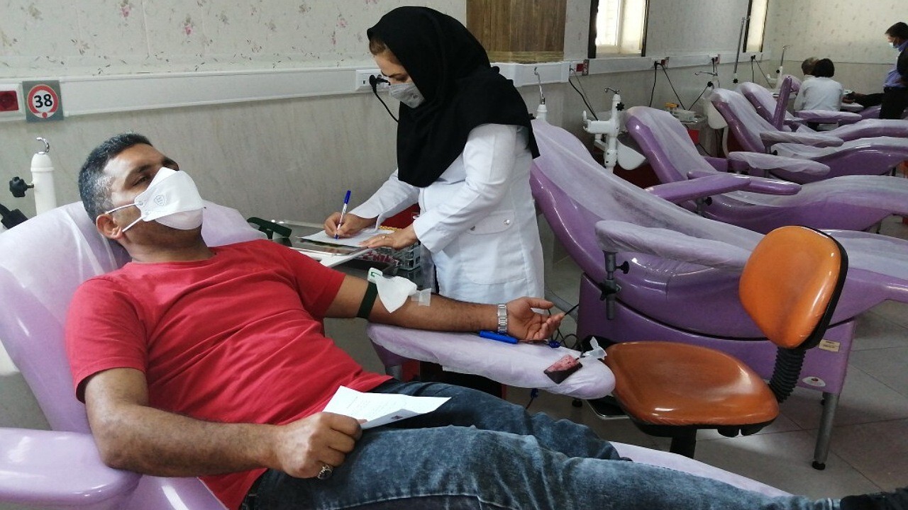 اهدای خون ورزشکاران کرمانی