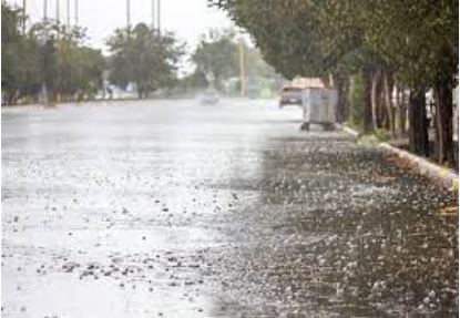 رگبارهای پراکنده باران در استان یزد