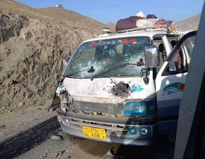 پنج کشته در حمله راکتی به خودروی مسافربری در افغانستان