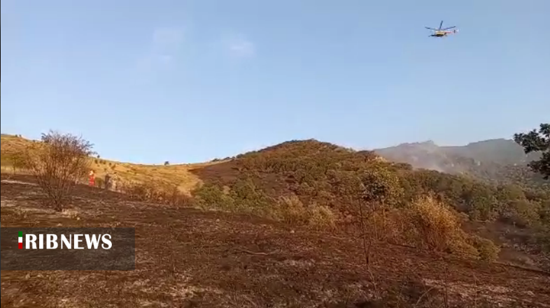 ناکارآمدی بالگردهای اطفای آتش در جنگلهای ارسباران