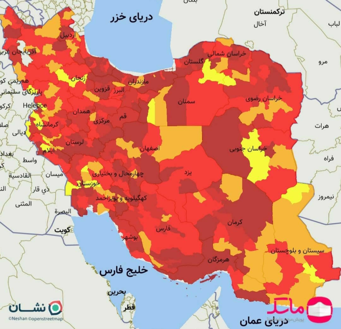 وضعیت قرمز در سراسر استان بوشهر