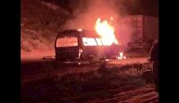 ۱۷ کشته و زخمی در آتش سوزی خودرو پاکستانی