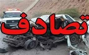تصادف  با یک کشته در زنجان