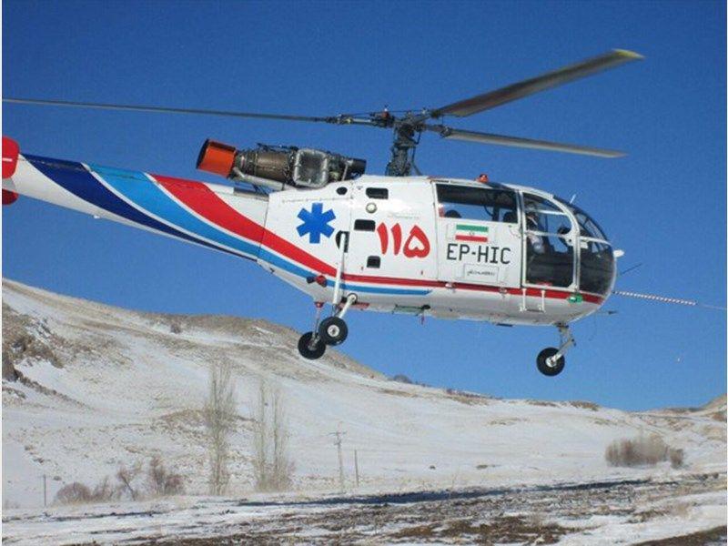 امدادرسانی هوایی به دو حادثه در شهرستان کوهرنگ