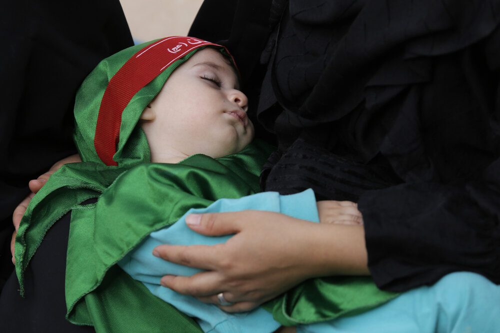 مراسم شیرخوارگان حسینی در استان قزوین