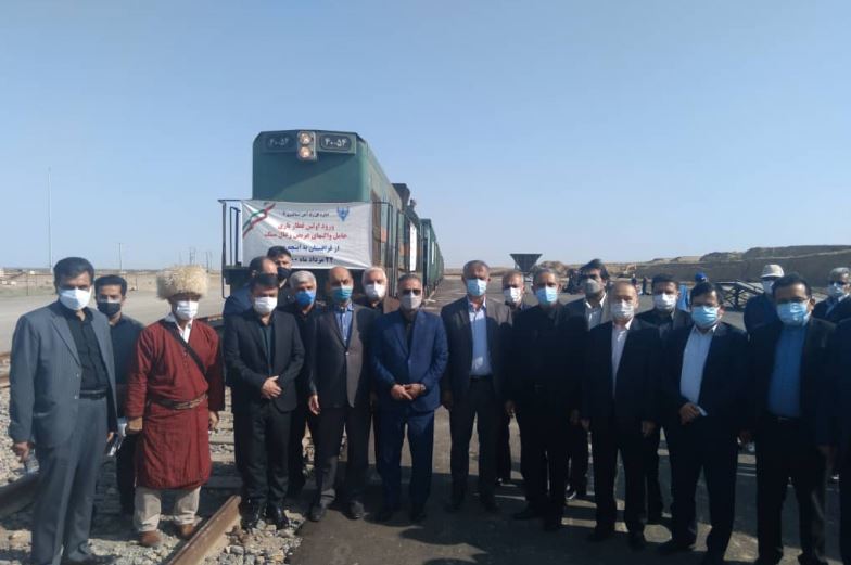 ورود اولین قطار واگن های عریض ذغال سنگ از قزاقستان به اینچه برون