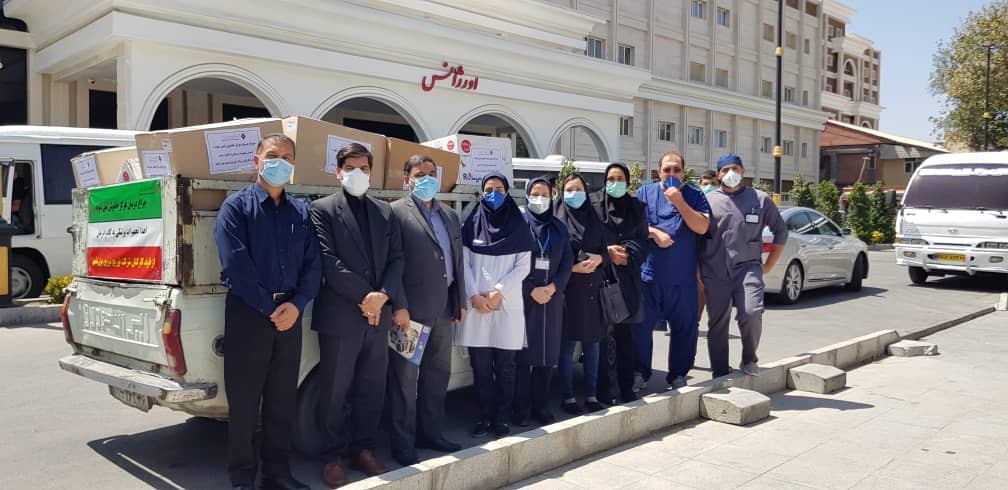 اهداء تجهیزات پزشکی کارکنان برق مشهد به بیمارستان شهید هاشمی‌نژاد