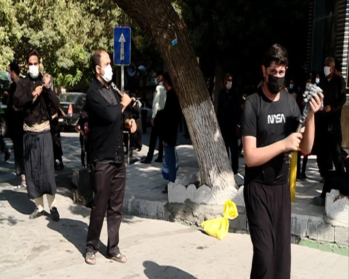 برگزاری مراسم عزاداری تاسوعای حسینی در کرمانشاه