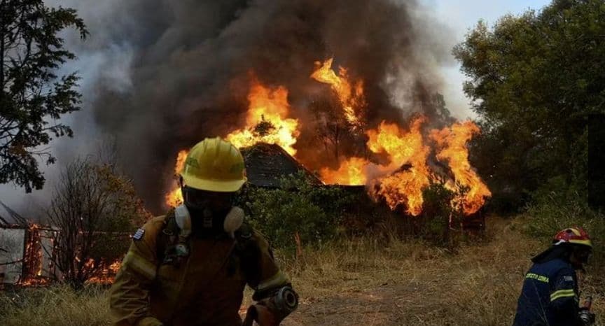 ادامه کابوس آتش سوزی‌های جنگلی در یونان