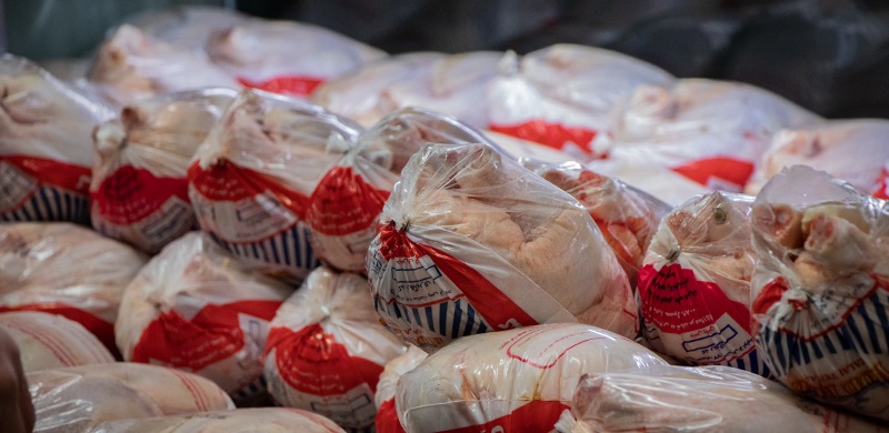 توزیع ۲۰۰ تن مرغ منجمد در استان کرمانشاه