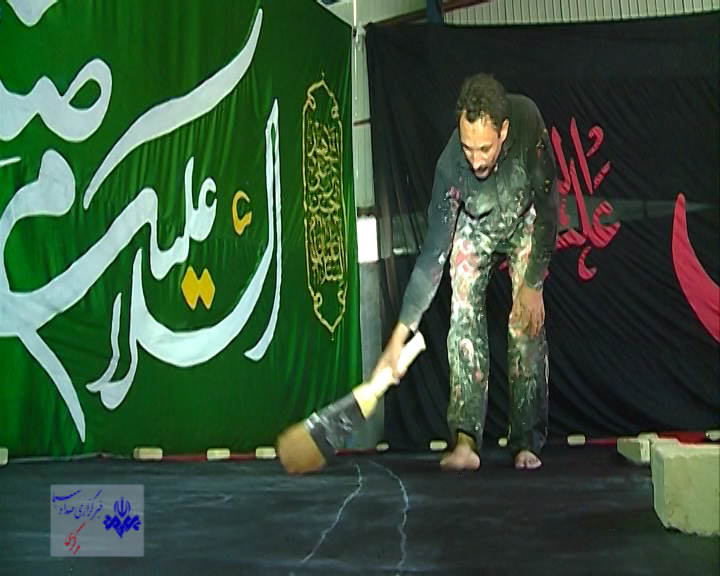 تولید ابر پرچم های مذهبی در خمین