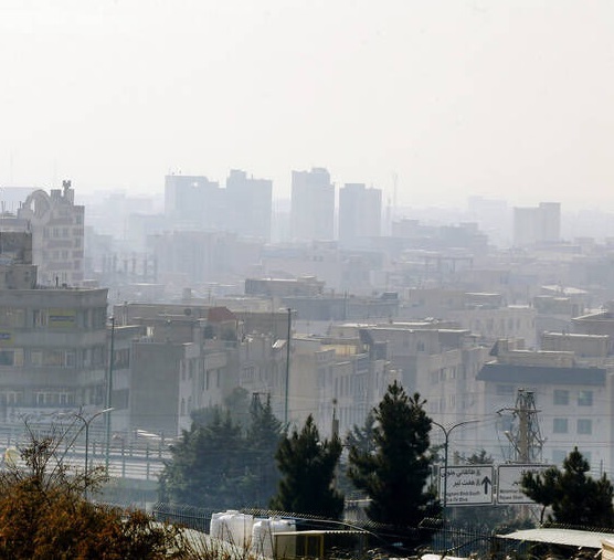 آلودگی هوا  در دو شهر استان