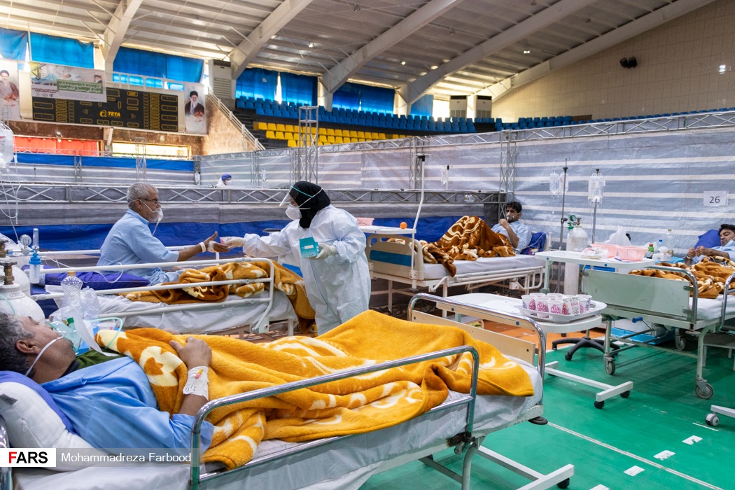 درمان ۲ هزار بیمار کرونایی در بیمارستان پشتیبان کرونا در شیراز