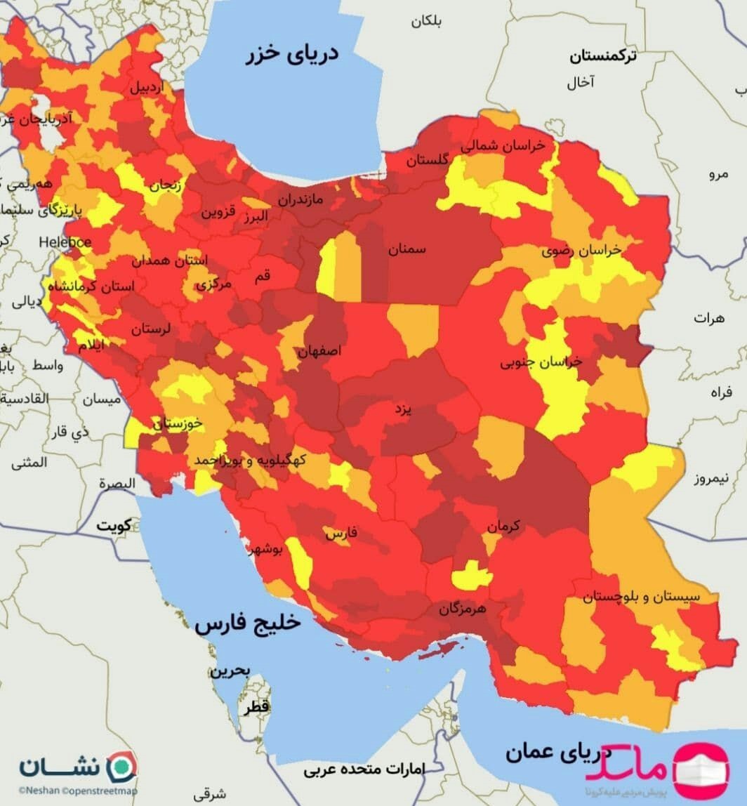 وضعیت قرمز کرونایی در تبریز