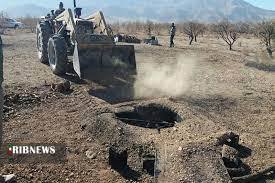 انسداد بیش از 100 حلقه چاه آب غیرمجاز در کردستان