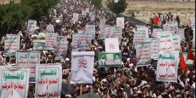 راهپیمایی گسترده یمنی‌ها در سالروز شهادت حضرت «زید بن علی» (ع)