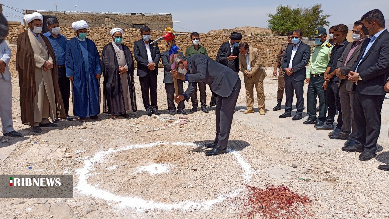 کلنگ زنی طرح شبستان امامزاده بابا احمد (ع) در بهمئی