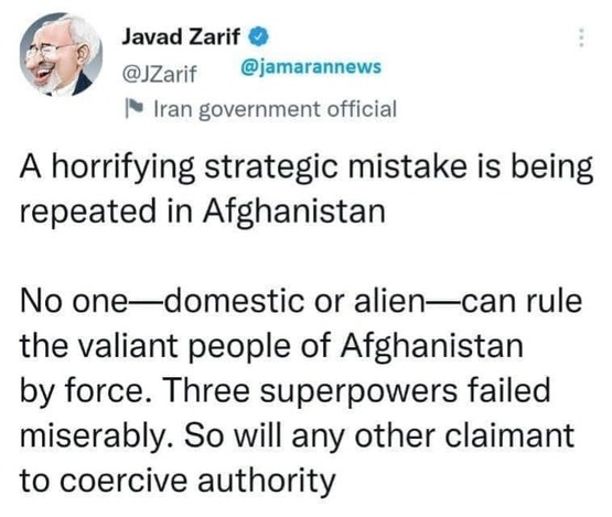 یک اشتباه استراتژیک وحشتناک در افغانستان در حال رخ دادن است