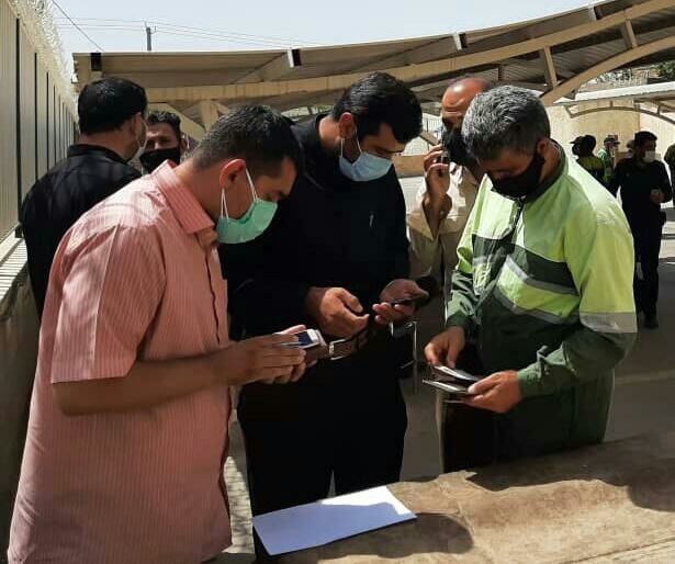 واکسینه شدن ۸۰۰ نفر از کارگران فضای سبز مشهد علیه کرونا