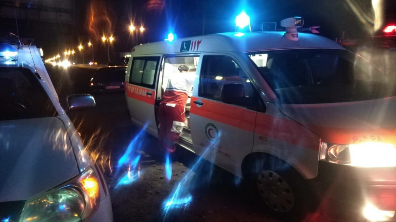 ۳ مصدوم در حادثه رانندگی در آزادراه قزوین _ تهران