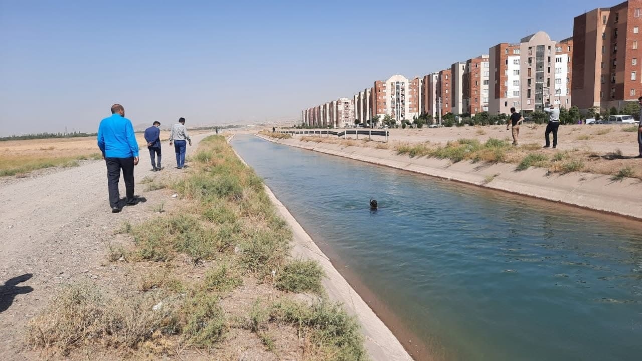 جان باختن دو نجوان در کانال آب مهرگان