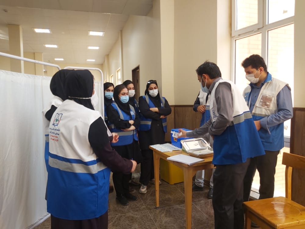 افتتاح مرکز تجمیعی واکسیناسیون در آبادان