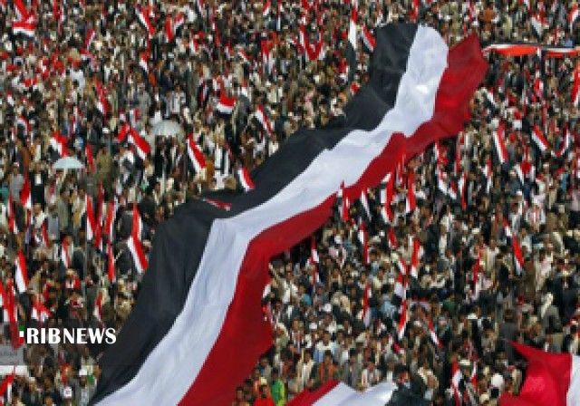 تظاهرکنندگان برضد ائتلاف عربي در عدن