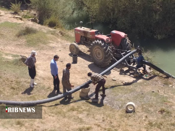 جمع آوری ادوات غیرمجاز پمپاژ از رودخانه گاماسیاب