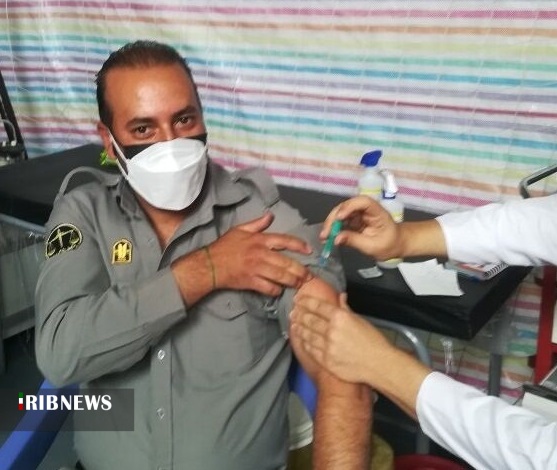  واکسیناسیون محیط بانان استان همدان علیه کرونا