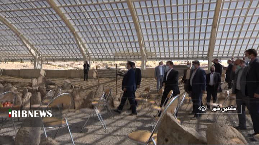پوشش سقف محوطه باستانی شهریئری تکمیل شد